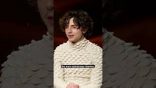 Timothée Chalamet on discovering TheBeatles through his mum and playing Bob Dylan [upl. by Sisi579]