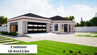 2 Bedroom Roundavel design  8 corner house  184mx136m [upl. by Tews197]