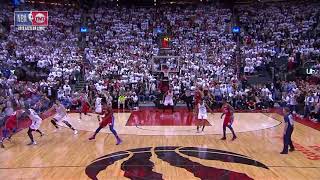 NBA playoff 2019 Raptors vs 76ers Round 2 Game 7 Move 48 Pascal Siakam layup [upl. by Quiteris]