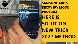 Samsung m01s hard reset not working  solution [upl. by Mikel]