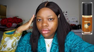 Foundation Routine  Max Factor Facefinity All Day Flawless 3 in 1 Vegan Foundation  WOC [upl. by Alamaj]