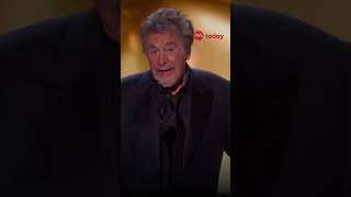 Oscars 2024 Al Pacino slips up when announcing Best Picture award [upl. by Akemor189]