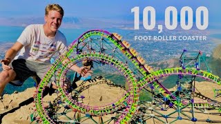 I Built a Mountaintop Roller Coaster 10k Subscriber Special [upl. by Savina780]