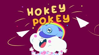 Hokey Pokey  More 🏀  Imaginary Junior Kids Songs [upl. by Athena760]