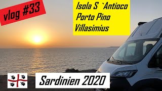 33 Sardinien Roadtrip mit dem Kastenwagen  Isola S Antioco  Porto Pino  Villasimius [upl. by Odrawde474]