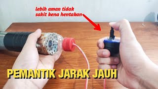 Cara buat pemantik jarak jauh meriam spirtus lebih aman [upl. by Rombert]