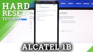 How to Hard Reset ALCATEL 1B – Wipe Data [upl. by Cairns]