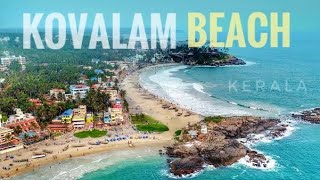 KOVALAM BEACH  KERALA  FULL HD  TRIVANDRUM🏄 [upl. by Atiuqad]