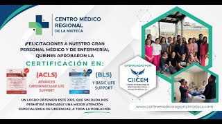 Certificacion ACLS y BLS CMRM 2023 [upl. by Akilam]