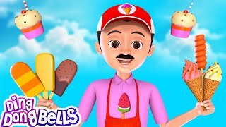 Ice Cream Wala  आइस क्रीम वाला  Kids Rhyme in Hindi  Ding Dong Bells [upl. by Lisa]