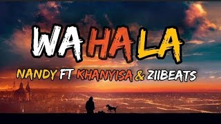 Nandy ft Khanyisa amp Ziibeats  Wahala Official Sub Lyrics [upl. by Airdnua]