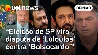 Datafolha mostra que Lula e Bolsonaro transformaram eleição de SP em 3º turno de 2022 diz Josias [upl. by Sairahcaz]