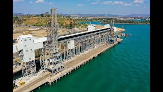 Ship Loader DeConstruction at Auckland Point Terminal  Gladstone Ports Corporation [upl. by Hairehcaz]