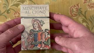 Unboxing Minchiate Al Cigno [upl. by Enaid]