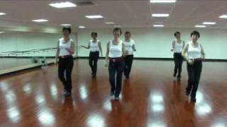 I Love A Rainy Night 雨中做樂 linedance CD 55 teach n Demo [upl. by Sanfourd]