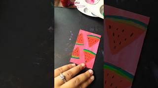 Easy watermelon 🍉 painting art paintingideas shorts [upl. by Eiten326]