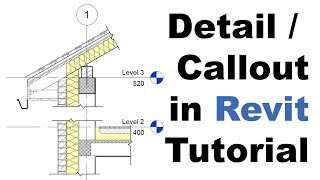 Detail  Callout in Revit Tutorial [upl. by Ecnarrat]