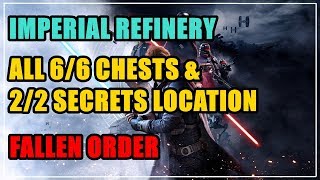 Imperial Refinery Kashyyyk All 66 Chests amp 22 Secrets Location Fallen Order [upl. by Hezekiah76]