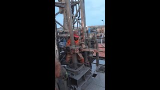 Service Rig Worker Oilfield WorkP 2 rig service drilling oil workers [upl. by Notnats230]