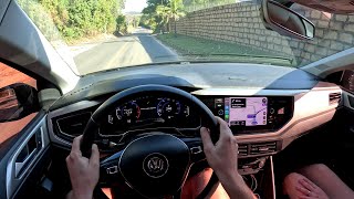 2019 New Volkswagen Polo Highline 10 TSI 128cv 4K 60fps  POV Test Drive 1 GamaPOV [upl. by Addam110]