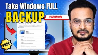 How to FULLY Backup Windows 11 and Restore ⚡3 Methods Hindi 2024 [upl. by Rosemonde]