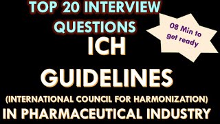 ICH Guidelines International Council for Harmonization in pharmaceutical industry Q amp A [upl. by Erinna676]