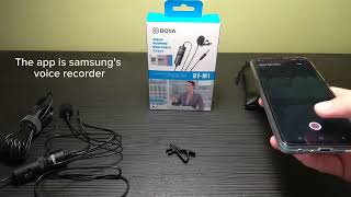 10 Microphone for smartphones Unboxing amp Testing BOYA BYM1 [upl. by Clarabelle]