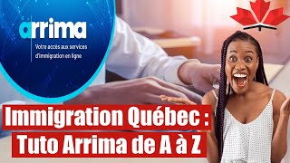 IMMIGRATION CANADA  Voici Comment créer et soumettre votre profil sur ARRIMA [upl. by Veronica]