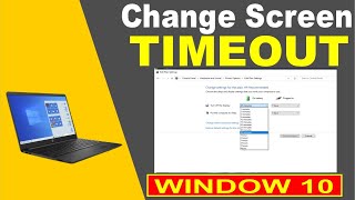 How to Change Screen Timeout in Window 10  Laptop Screen Time kese increase kare [upl. by Retlaw701]