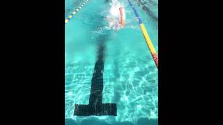 Backstroke flip turn fail [upl. by Scevor]