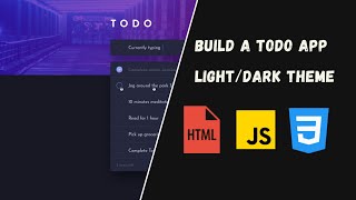 Frontend Mentor Todo App with Theme Switcher [upl. by Stiruc]