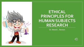 Human Subjects Research Ethics APA amp Belmont Report Beneficence Respect amp Justice [upl. by Yelnats821]