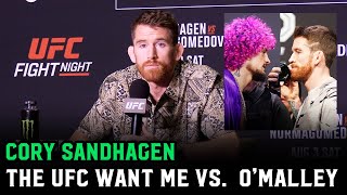 Cory Sandhagen quotThe UFC wants Me vs Sean OMalleyquot [upl. by Slin]