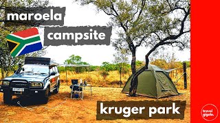 Campsite Review Maroela Satellite Camp Kruger National Park Kruger Park Self Drive [upl. by Haidebej586]