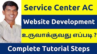 Creating Service Center Website for Business Peoples AC Washing Machine Fridge  Tamil Rs3000 Only [upl. by Lainey]