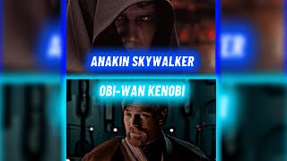 Anakin SkywalkerDarth Vader VS ObiWan Kenobi  ALL FORMS [upl. by Lahcim]