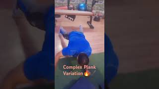 Complex Plank Variation Plank ComplexPlankVariation CoreStrength luftgym FatLossWorkout [upl. by Wampler]