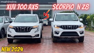 Mahindra Scorpio N vs Mahindra Xuv 700  Which is better   New 2024 Scorpio N Z8 vs Xuv 700 Ax5🔥 [upl. by Beutler]