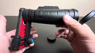 New 2024 Monocular Telescope 80x100 High Powered Monocular Review [upl. by Okihsoy]