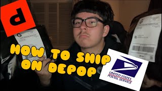 How To Ship On Depop  Shipping Items Out [upl. by Analad]