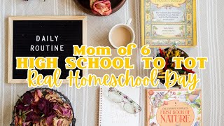 Homeschool Mom Routines  Homeschool Mom of 6 DAY IN THE LIFE [upl. by Ssac125]