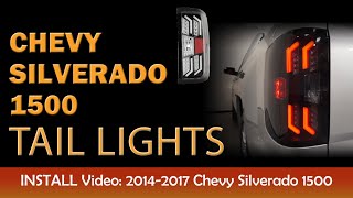 Winjet 20142017 Chevy Silverado LED Tail Light Installation CTWJ0383BC [upl. by Retsevel]