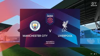 FC 25  Manchester City 2  2 Liverpool Women  Barclays Womens Super League  MD 5  2829 [upl. by Orelia240]