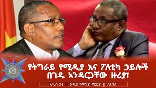 የትግራይ የሚዲያ እና ፖለቲካ ኃይሎች በገዱ አንዳርጋቸው ዙሪያ [upl. by Fleur]