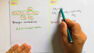 Hidrokarbonların isimlendirilmesialkan alken ve alkinlerin iupac isimlendirilmesi [upl. by Cutty]