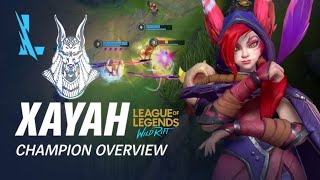 Xayah Wild Rift  شرح زايا ويلد ريفت بالعربى [upl. by Gabbi]