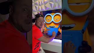 Is ticklish 😆 shorts minions [upl. by Nahbois]