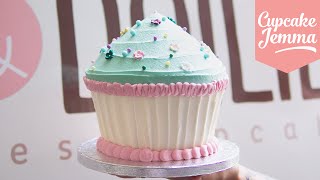 Giant Cupcake Masterclass HowTo  Cupcake Jemma [upl. by Sudnac787]