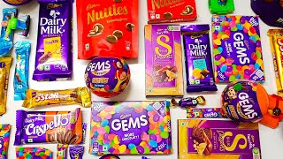 ASMR New Chocolates Unboxing  Worlds Best Chocolates  Cadbury Dairy Milk Silk Gems Nutties [upl. by Namqul]