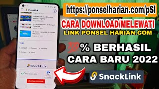 CARA MELEWATI LINK SNACKLINK PONSEL HARIANCOM TERBARU 2022 [upl. by Nylorahs134]